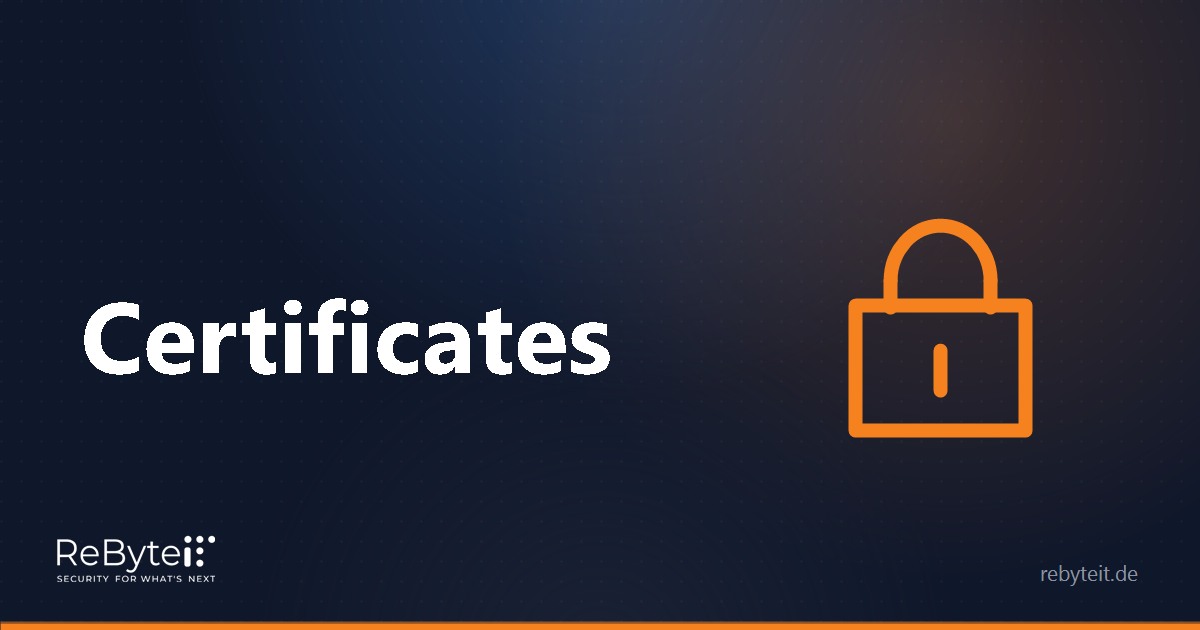 Post-quantum authentication and certificates